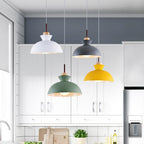 Modern Glass Pendant Light with Adjustable Cable for Kitchen Lighting 1