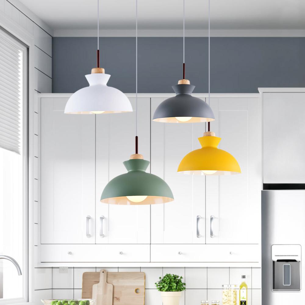 Modern Glass Pendant Light with Adjustable Cable for Kitchen Lighting 1
