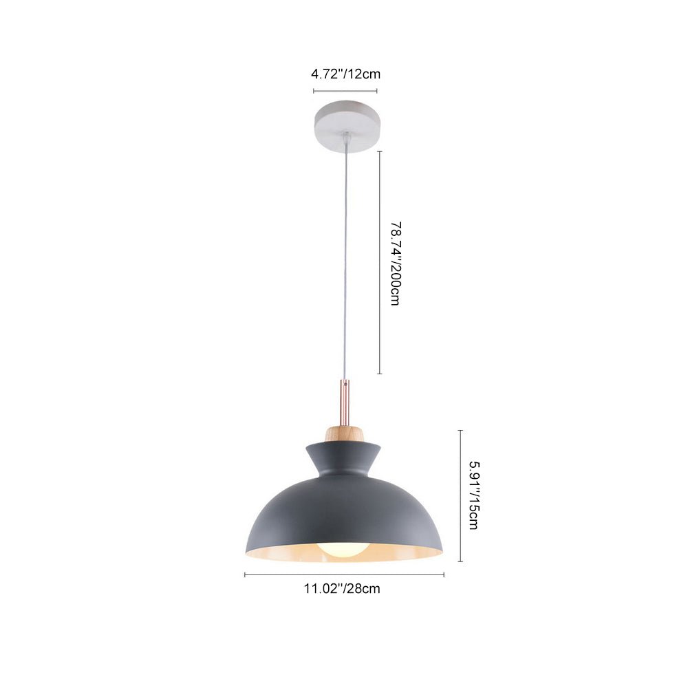 Modern Glass Pendant Light with Adjustable Cable for Kitchen Lighting 6