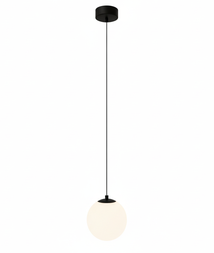 Modern Glass Pendant Light with Adjustable Hanging Wire for Kitchen and Dining 1