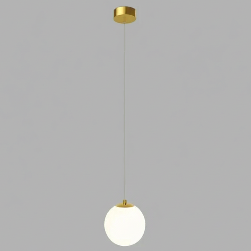 Modern Glass Pendant Light with Adjustable Hanging Wire for Kitchen and Dining 4