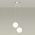 Modern Glass Pendant Light with Adjustable Hanging Wire for Kitchen and Dining 7