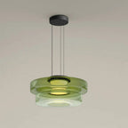 Modern Glass Pendant Light with Polished Metal Finish for Kitchen and Dining 3