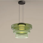 Modern Glass Pendant Light with Polished Metal Finish for Kitchen and Dining 4