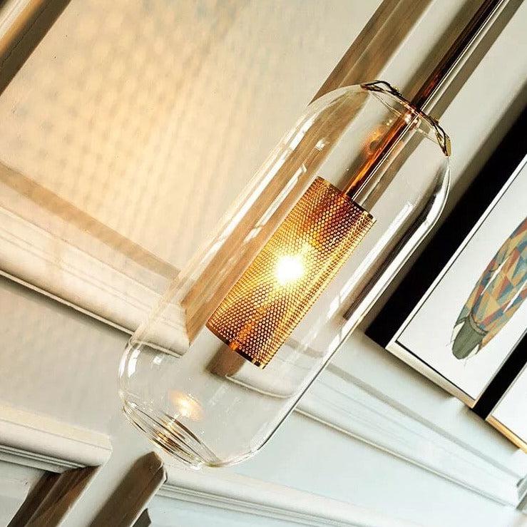 Modern Industrial Wall Light with Clear Glass Shade – Elegant Sconce for Living Rooms and Hallways 5