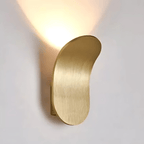 Modern Kallio Wall Light – Curved Metal Design, Energy-Efficient LED, Available in 4 Colors – Ideal for Home and Commercial Spaces 0