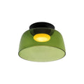 Modern LED Ceiling Light Fixture with Adjustable Brightness and Glass Design 0