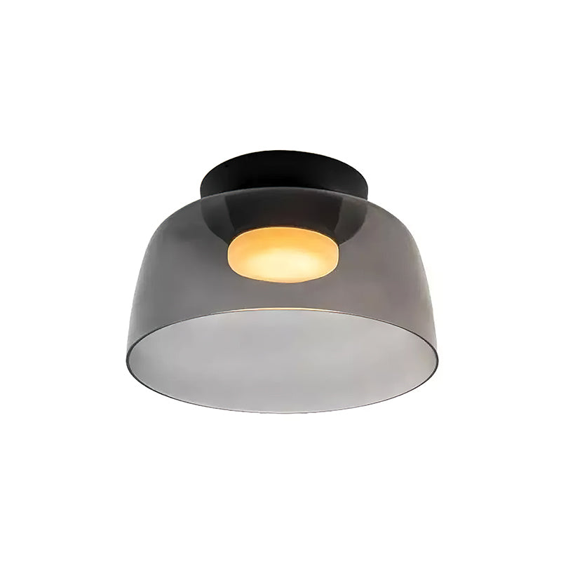 Modern LED Ceiling Light Fixture with Adjustable Brightness and Glass Design 13