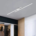 Modern LED Flush Mount Ceiling Light Fixture in Aluminium with Adjustable Colour Temperature 0