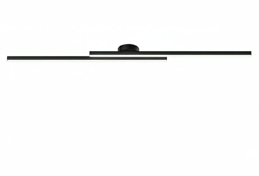 Modern LED Flush Mount Ceiling Light Fixture in Aluminium with Adjustable Colour Temperature 1