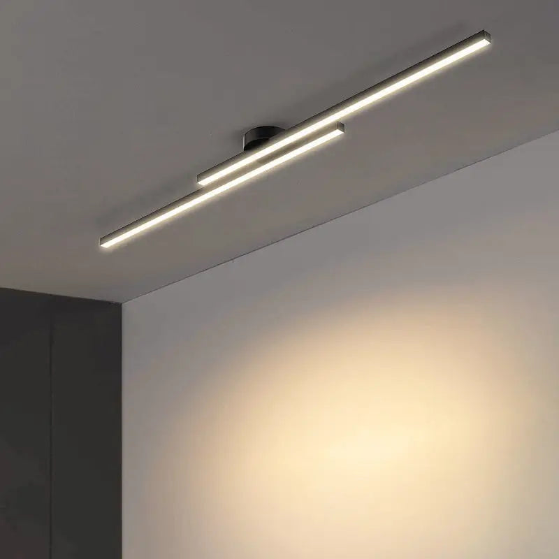 Modern LED Flush Mount Ceiling Light Fixture in Aluminium with Adjustable Colour Temperature 2