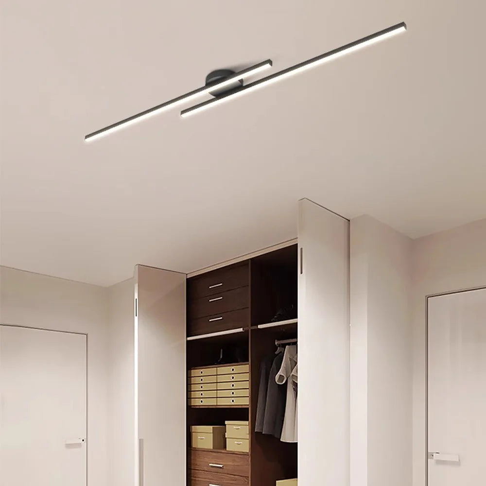Modern LED Flush Mount Ceiling Light Fixture in Aluminium with Adjustable Colour Temperature 3