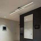 Modern LED Flush Mount Ceiling Light Fixture in Aluminium with Adjustable Colour Temperature 5