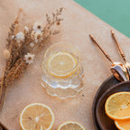 Modern Mediterranean Glassware - Niu Blau Drinking Glass, High-Quality Glass with Handle Options for Coffee, Tea, Juice, and Cocktails 3