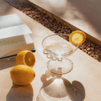 Modern Mediterranean Glassware with Circular Handle – Elegant Wine Glass for Serving and Home Decor 3