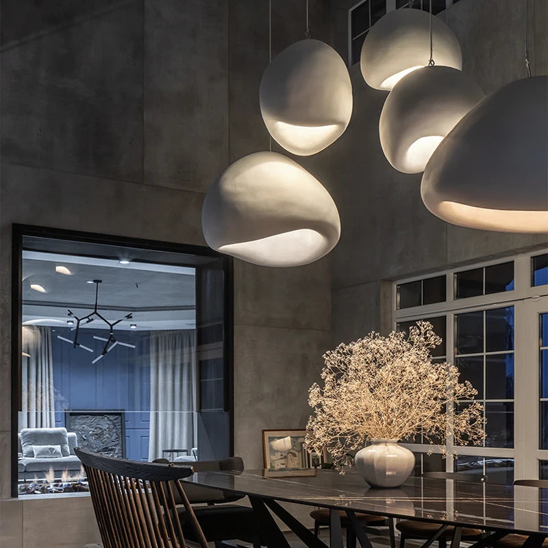 Modern Mushroom Chandelier Light with LED and Adjustable Height for Dining Room 2