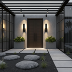 Modern Outdoor Wall Light – IP54 Waterproof Aluminum LED Sconce for Garden and Patio 3