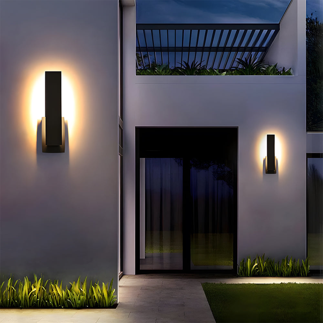 Modern Outdoor Wall Light – IP54 Waterproof Aluminum LED Sconce for Garden and Patio 7