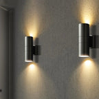 Modern Outdoor Wall Light with Aluminium Body and Waterproof Design 1
