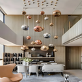 Modern Pendant Lamp with Polished Chrome Finish and LED Bulb for Kitchen Pendant Lighting 1