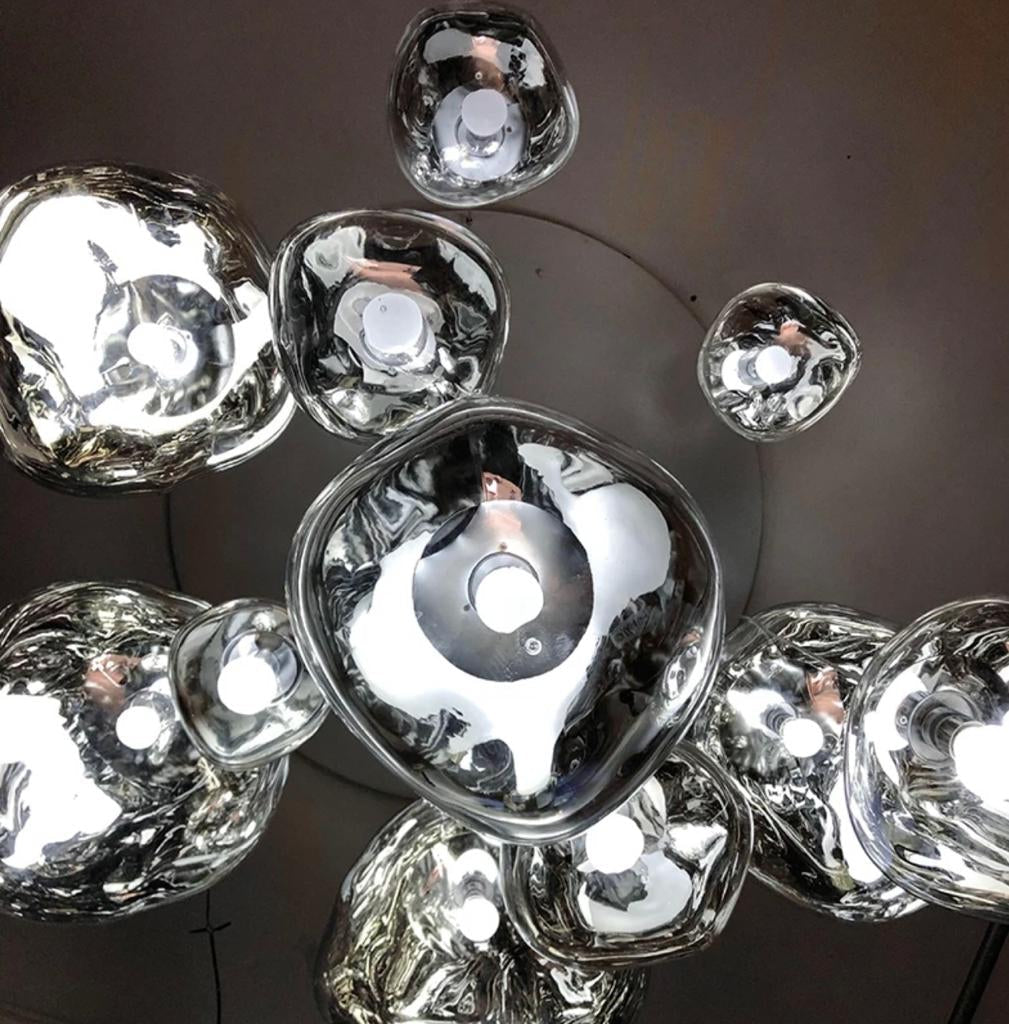 Modern Pendant Lamp with Polished Chrome Finish and LED Bulb for Kitchen Pendant Lighting 5
