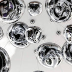 Modern Pendant Lamp with Polished Chrome Finish and LED Bulb for Kitchen Pendant Lighting 6