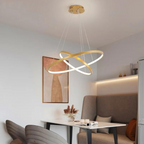 Modern Ring Chandelier with Adjustable LED Lights – Sleek Contemporary Design for Home 2