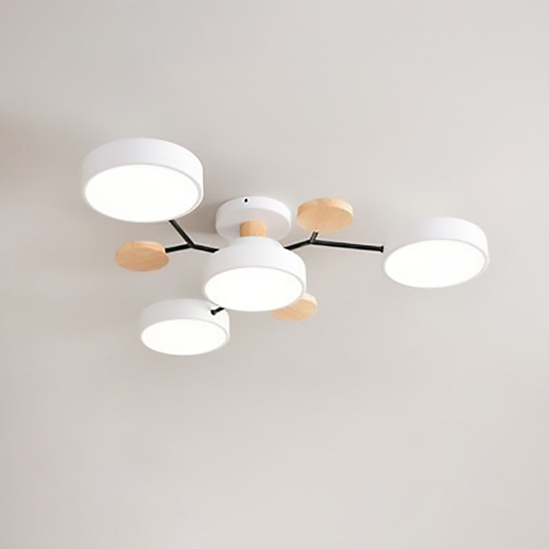Molecule Branch LED Semi-Flush Light