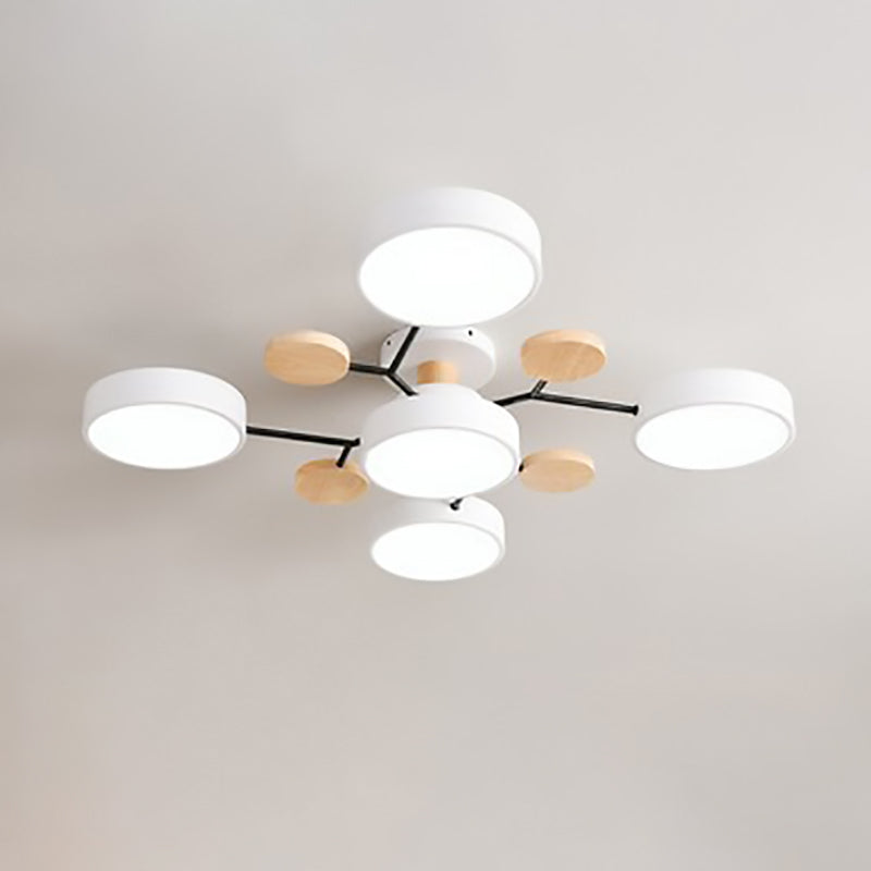 Molecule Branch LED Semi-Flush Light