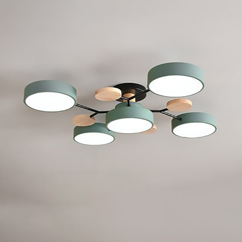 Molecule Branch LED Semi-Flush Light