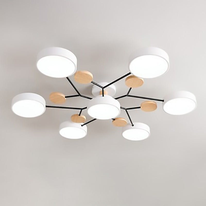 Molecule Branch LED Semi-Flush Light