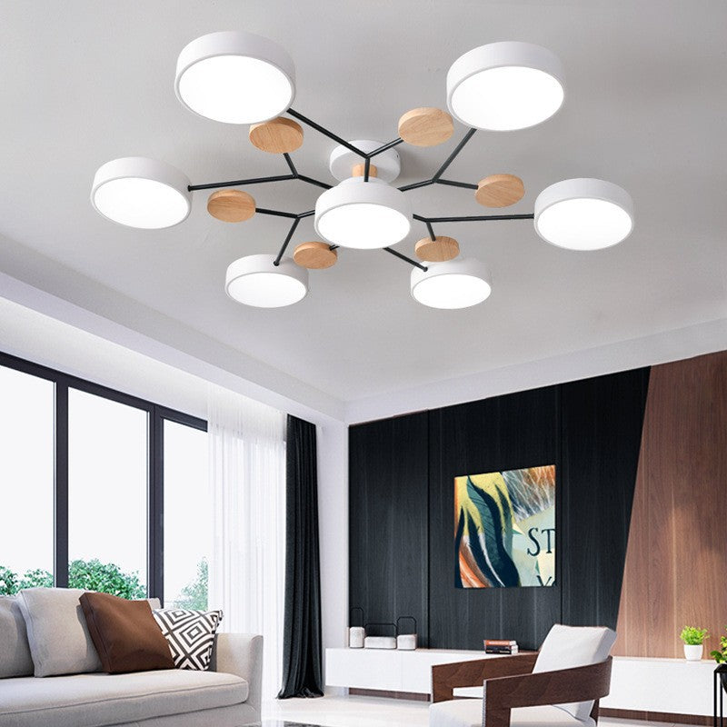 Molecule Branch LED Semi-Flush Light