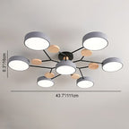 Molecule Branch LED Semi-Flush Light