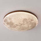Moon Round LED Flush Mount Light