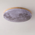 Moon Round LED Flush Mount Light