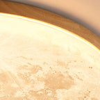 Moon Round LED Flush Mount Light