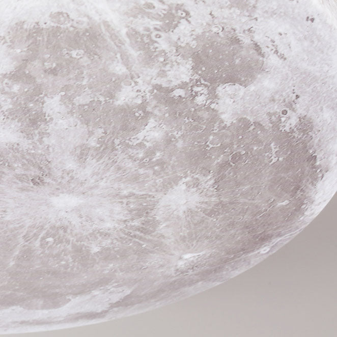 Moon Round LED Flush Mount Light