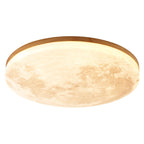 Moon Round LED Flush Mount Light