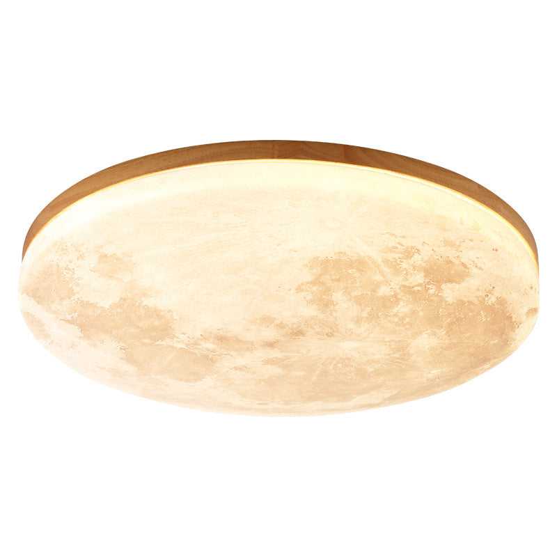 Moon Round LED Flush Mount Light
