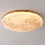 Moon Round LED Flush Mount Light