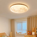 Moon Round LED Flush Mount Light