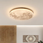 Moon Round LED Flush Mount Light