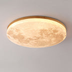 Moon Round LED Flush Mount Light