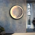 Moon-Shaped Outdoor Wall Light – IP65 Waterproof LED Garden Sconce in Matte Black 5