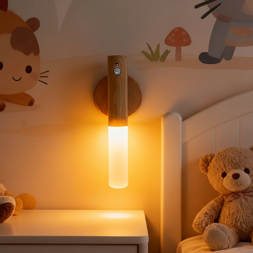 Motion Sensor Wall Light with ABS Plastic and Minimalist Design 4