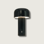Mushroom Table Lamp in Plastic with USB Charging for Bedside or Desk 0