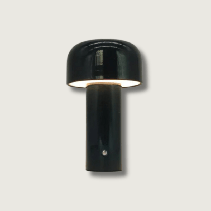 Mushroom Table Lamp in Plastic with USB Charging for Bedside or Desk 0