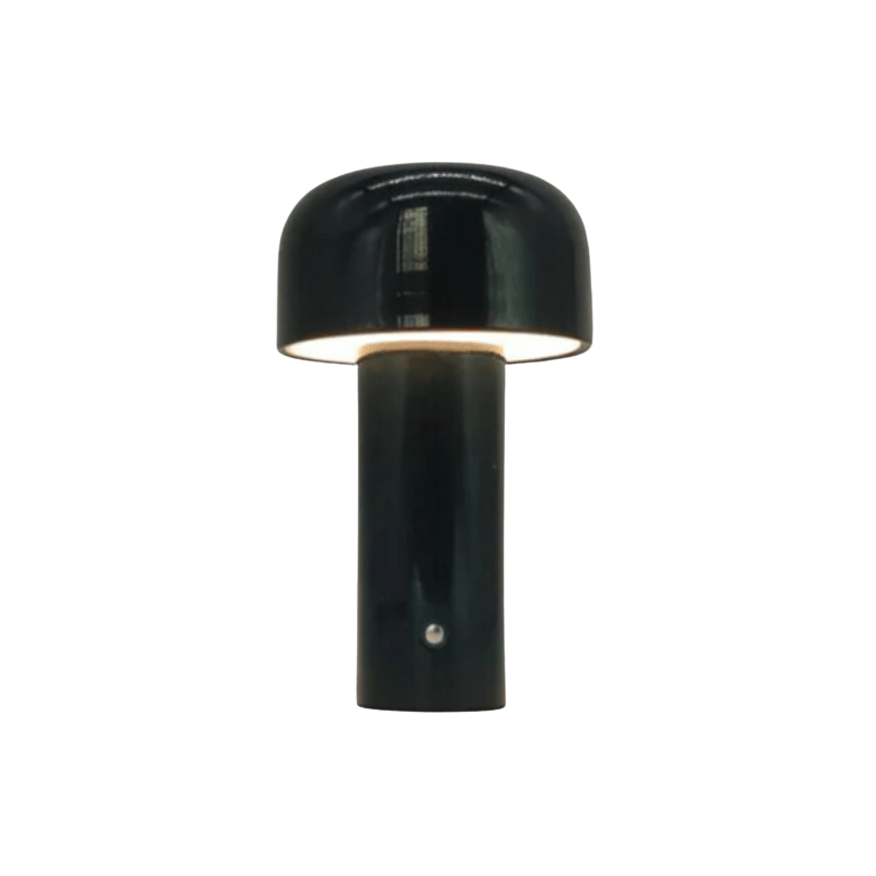 Mushroom Table Lamp in Plastic with USB Charging for Bedside or Desk 1