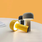 Mushroom Table Lamp in Plastic with USB Charging for Bedside or Desk 7