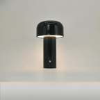 Mushroom Table Lamp in Plastic with USB Charging for Bedside or Desk 8